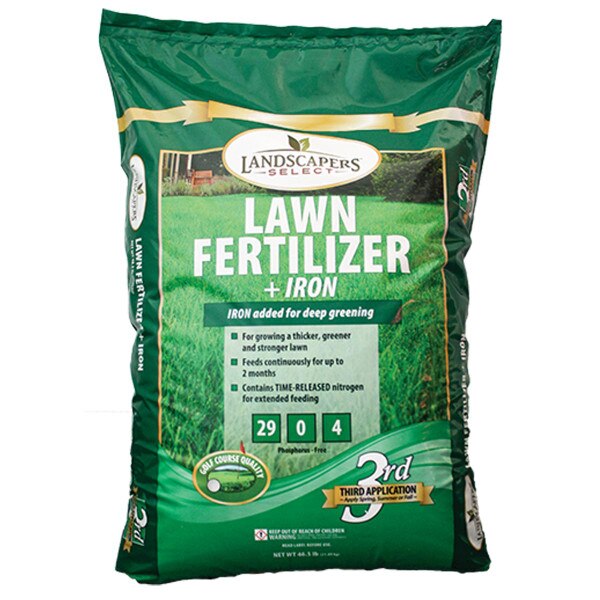 TurfCare SlowRelease Lawn Fertilizer With Iron, 16 lb., Bag, 5000 sq