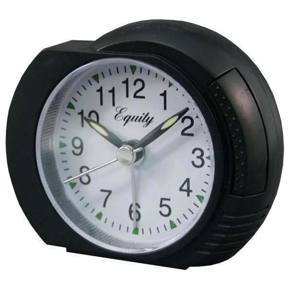 Quartz Analog Alarm Clock with Lighted Dial City Mill