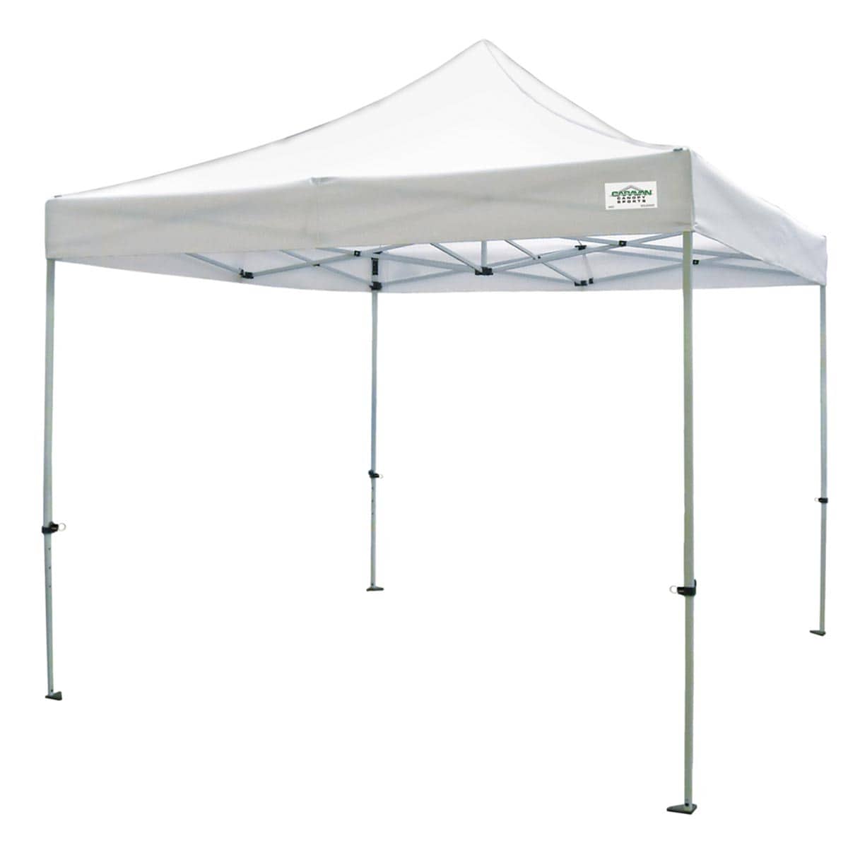 Caravan TitanShade 10 ft. x 10 ft. Canopy Pop-Up Tent, White Caravan TitanShade 10 ft. x 10 ft. Canopy Pop-Up Tent, White