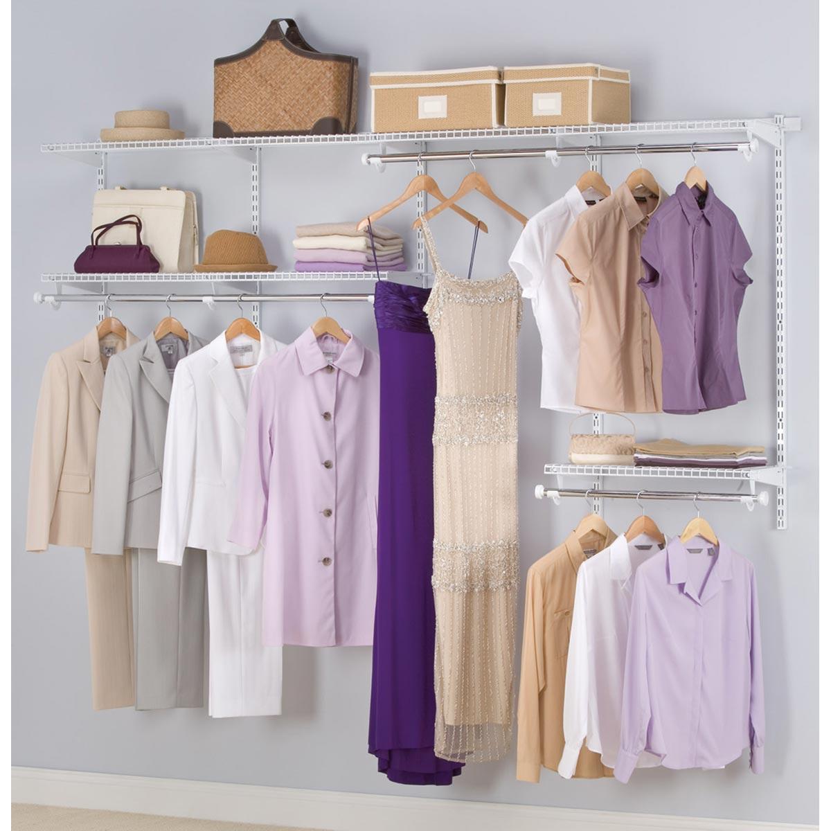 Rubbermaid Configurations 4 to 8 Ft Custom Closet Organizer Kit