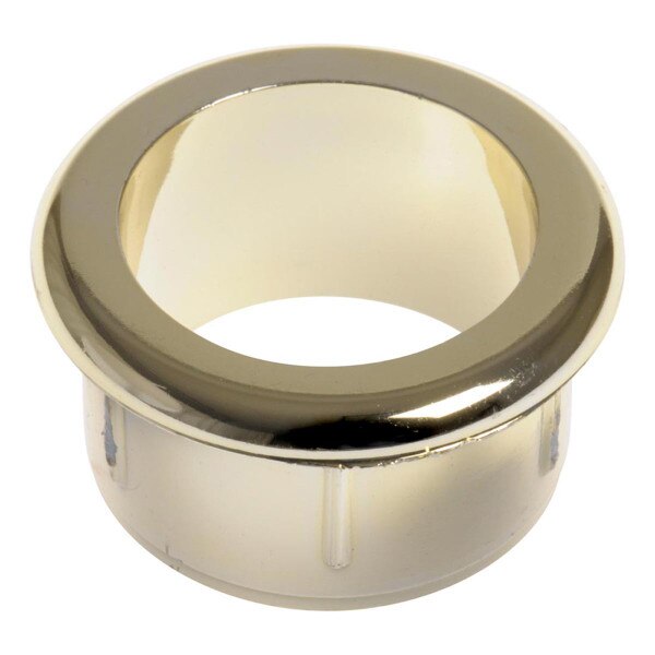 Gold Uncapped Computer Desk Grommet (Fits a 11/2 in. Hole) City Mill