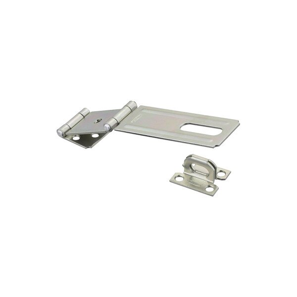 Safety Hasp Double Hinge 41/2 in. Zinc Plated City Mill