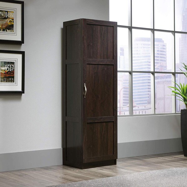 Sauder Slim Wardrobe/Storage Cabinet, Cherry