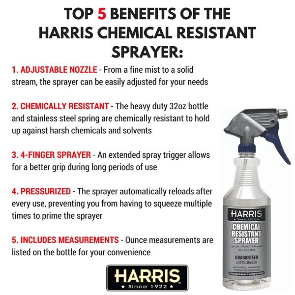 Harris 32 oz. Chemical Resistant Spray Bottle