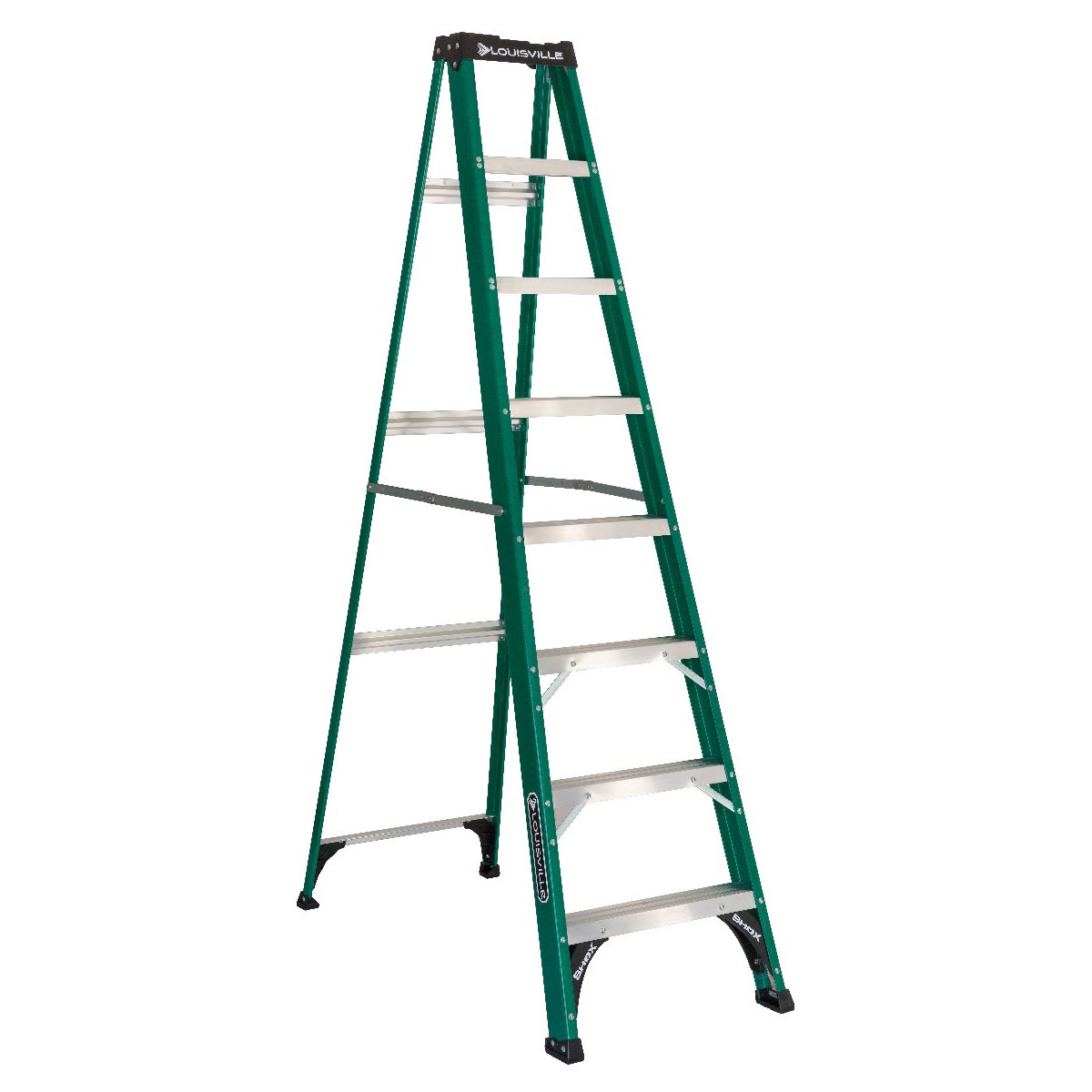 Louisville 8 ft fiberglass ladder sales