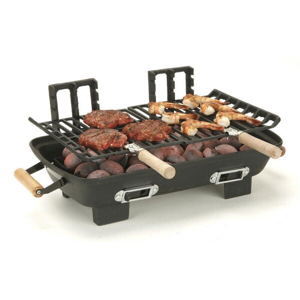 Cast Iron Charcoal Hibachi Grill