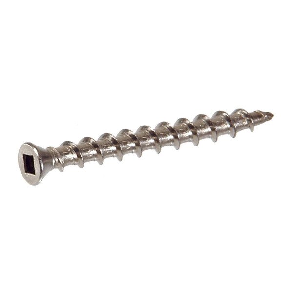 305 Stainless Steel Square Drive Screws 7 x 3 in., 1 lb. Box City Mill
