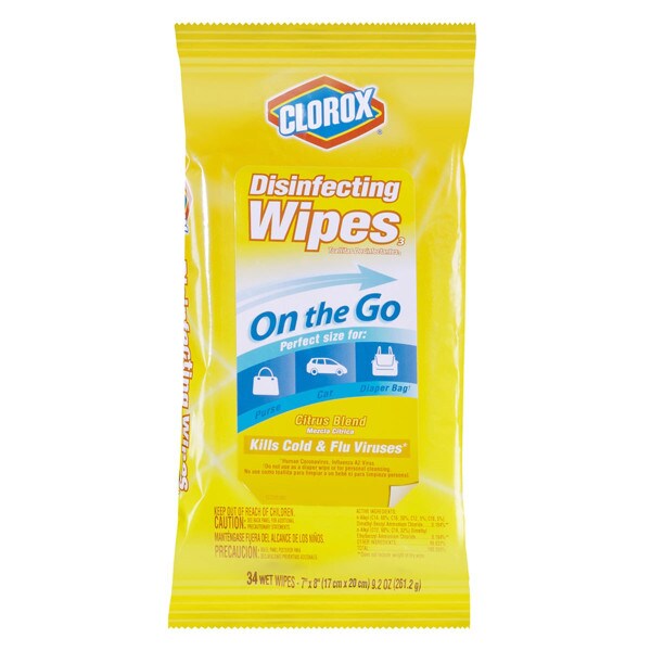 Disinfectant Wipes for Travel and On the Go