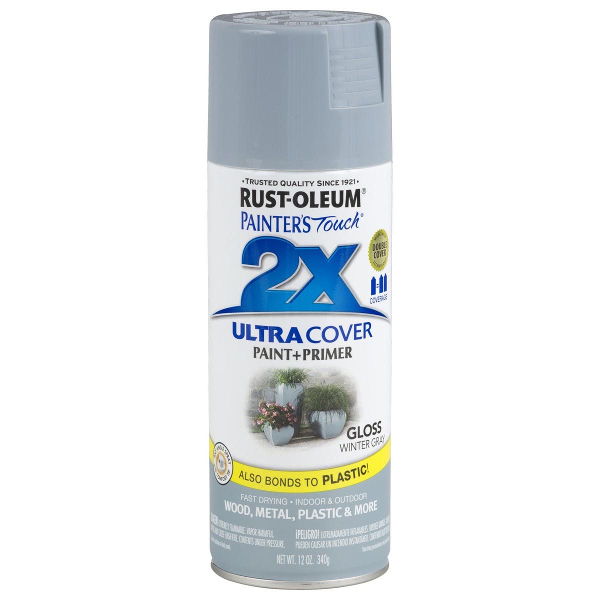ANSWER 【 WINTER WAX 】2024 Rust-Oleum 2X Ultra Cover 6-Pack Gloss Winter Gray Spray