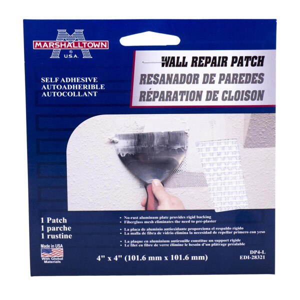 4 in. x 4 in. Wall Repair Patch Kit City Mill