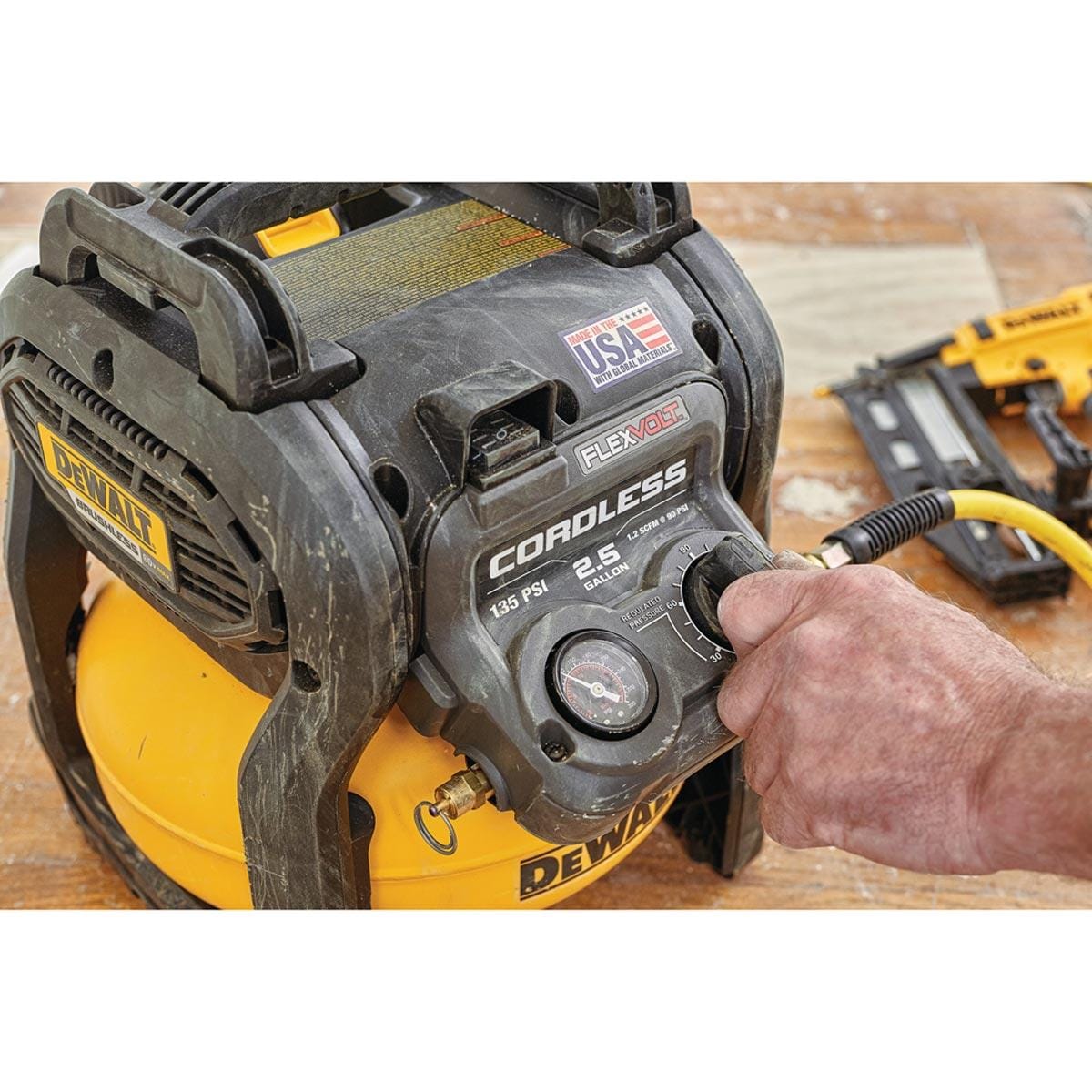 DEWALT 60V MAX FLEXVOLT 2.5 Gallon Cordless Air Compressor Kit City Mill