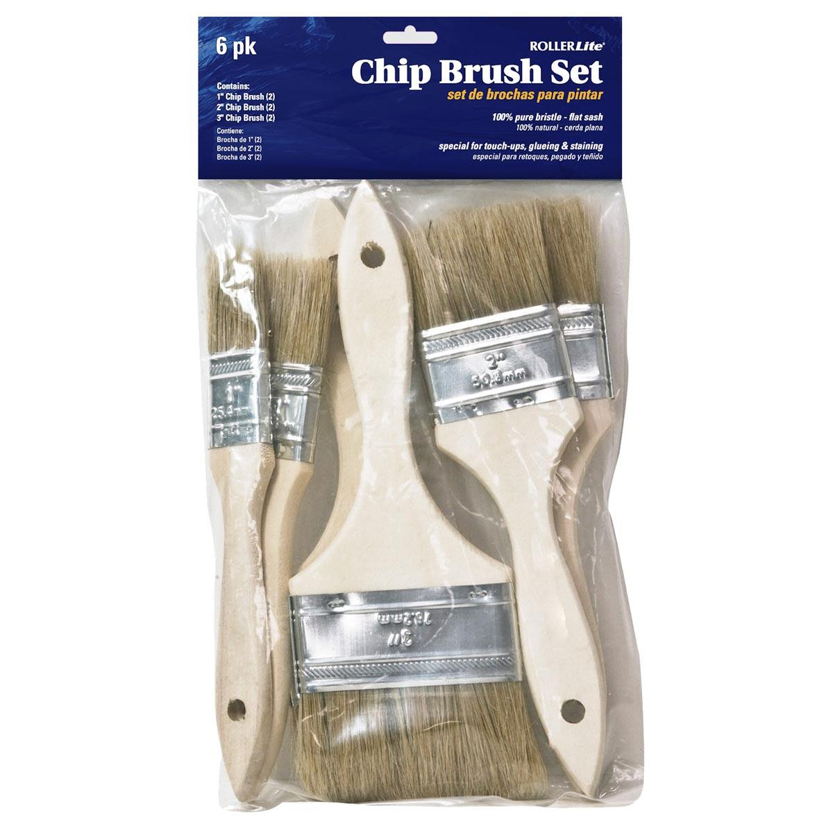 Premium Chip Paint Brush Natural Bristle 