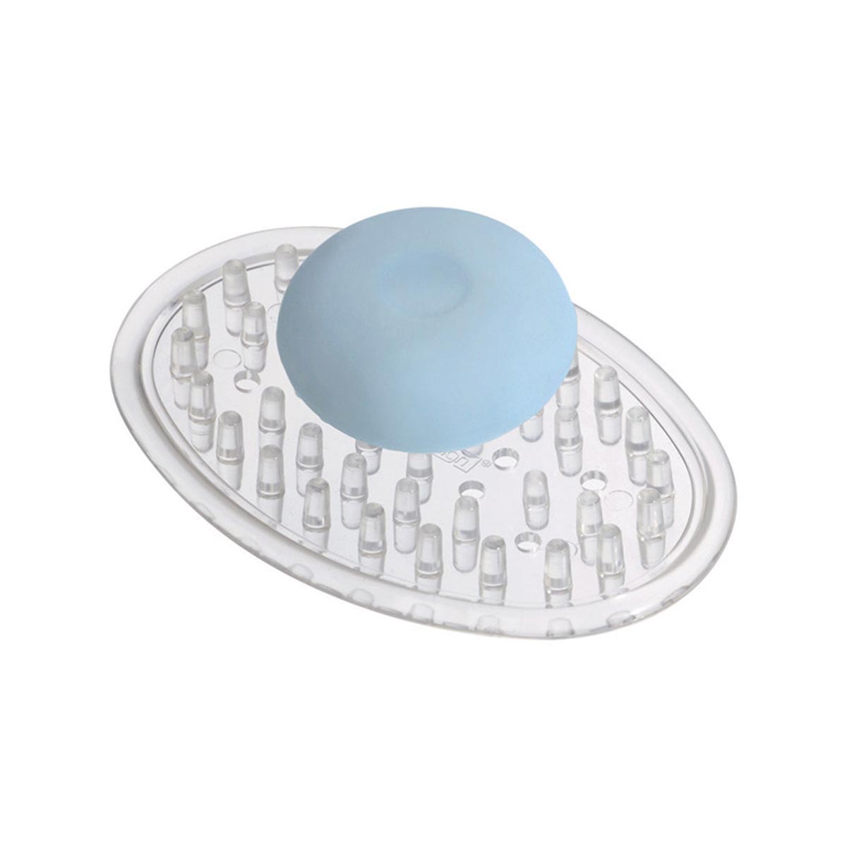 thumbnail image 2 of InterDesign Clear Plastic Bar Soap Saver (30100) - Keeps Soap Dry & Tidy - Made In USA 2 of 6