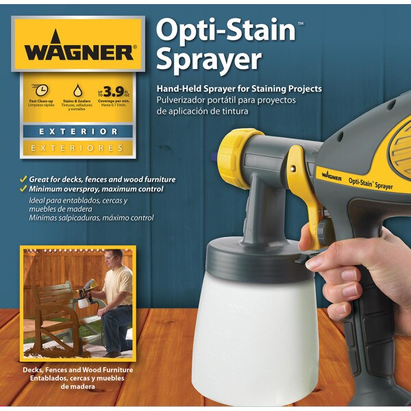 Wagner OptiStain Handheld Stain & Sealer Sprayer City Mill