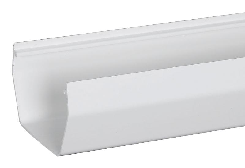 Amerimax T0573 Gutter, 10 ft L, 5 in W, Vinyl, White | City Mill
