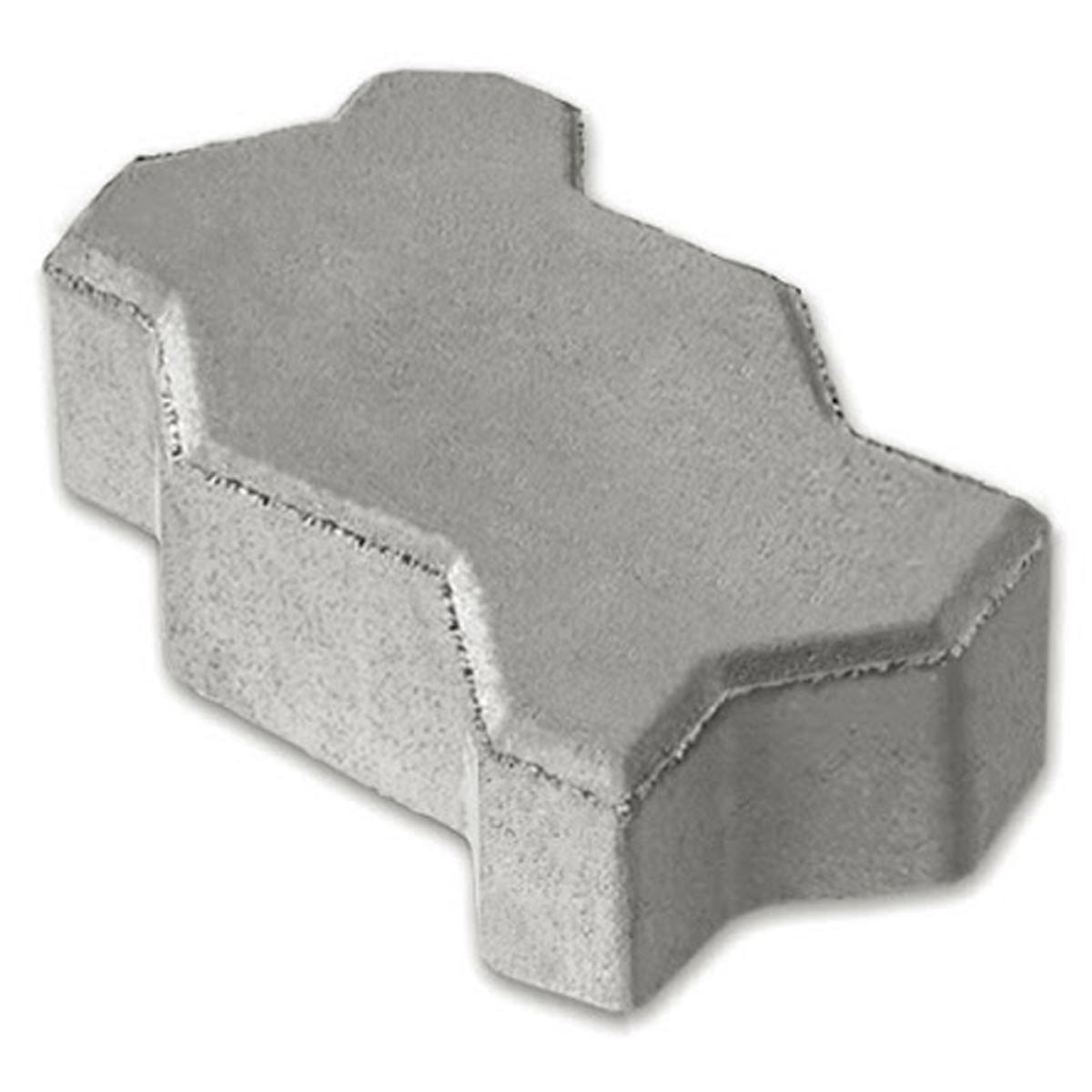 Interlocking Gray Concrete Wave Paver | City Mill