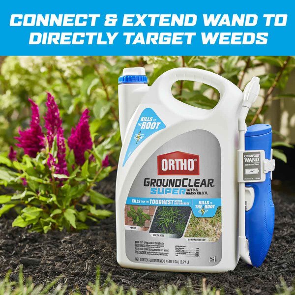 Ortho GroundClear Super Weed & Grass Killer1, 1 Gallon ReadytoUse