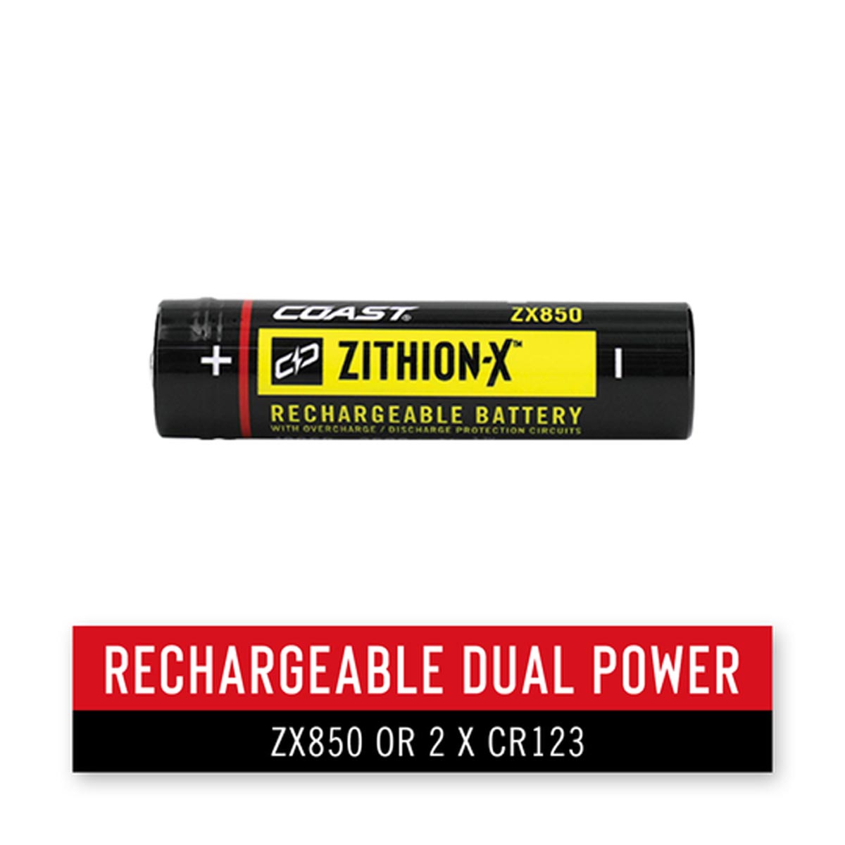 COAST XP9R 1000 Lumen Dual Power LED Flashlight with USB