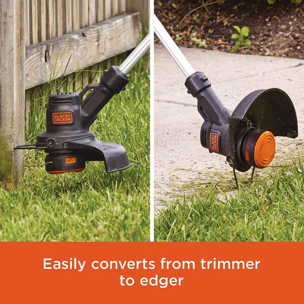 Black & Decker 20V MAX 10 In. Lithium Ion Straight Cordless String Trimmer/Edger  - Town Hardware & General Store