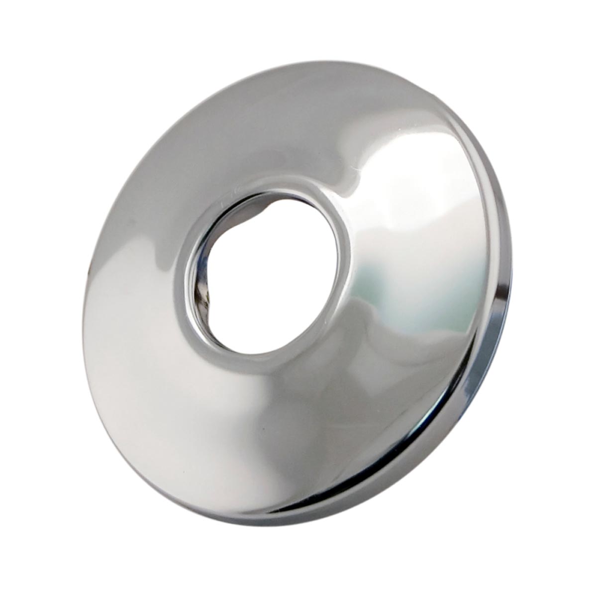 Split Pipe Flange Cover Plate - 28mm Square Shower Pipe Wall Cover (ABS)