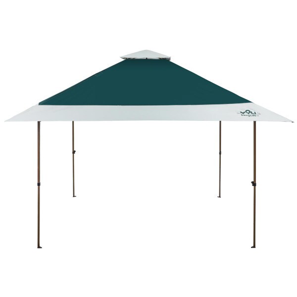 Yoli Pagoda EasyLift 170 13 ft. x 13 ft. Canopy PopUp Tent, Green/Tan