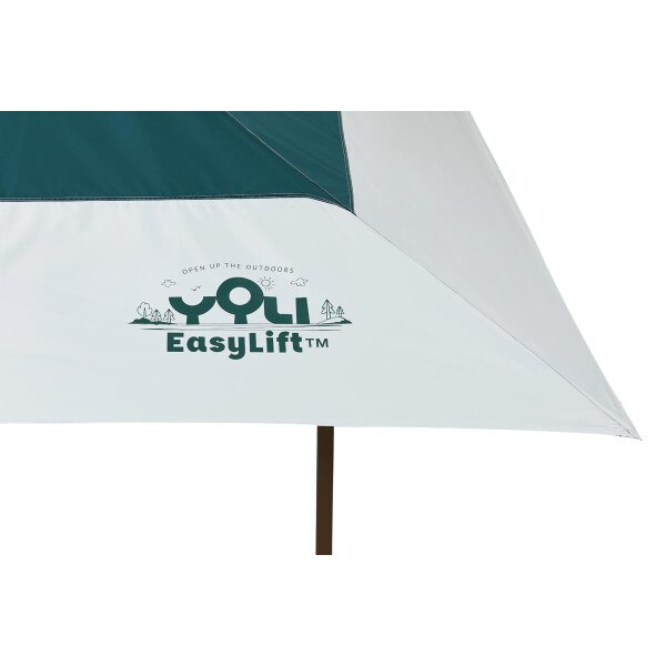 Yoli Pagoda EasyLift 170 13 ft. x 13 ft. Canopy PopUp Tent, Green/Tan