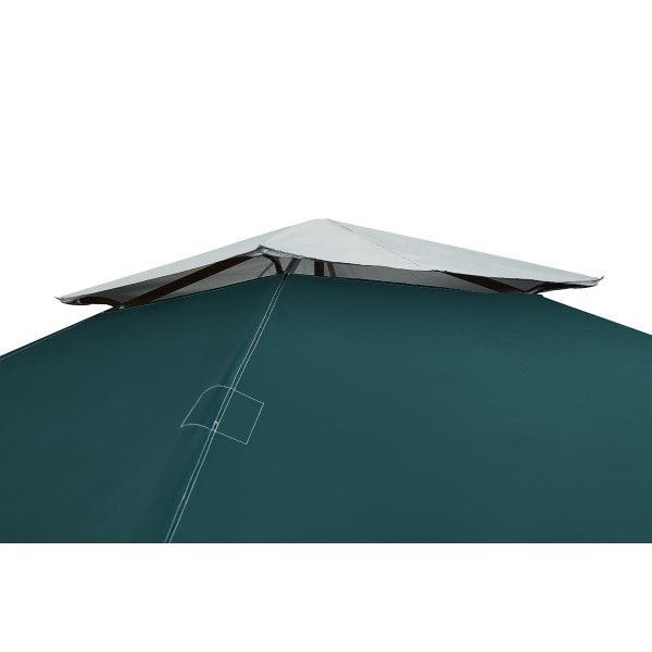 Yoli Pagoda EasyLift 170 13 ft. x 13 ft. Canopy PopUp Tent, Green/Tan