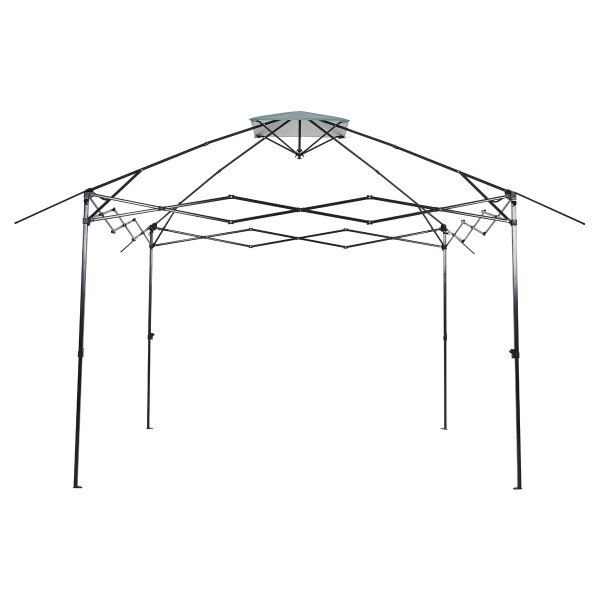 Yoli Pagoda EasyLift 170 13 ft. x 13 ft. Canopy PopUp Tent, Blue/Gray