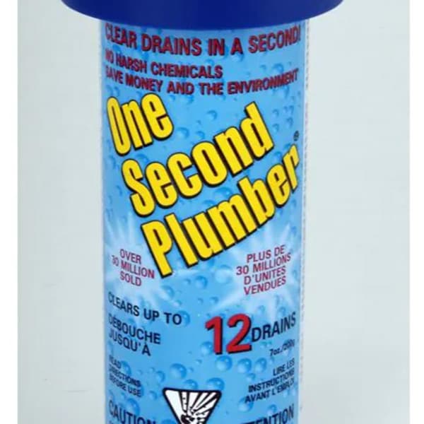 The Plumbers Secret Instant Drain Opener The One Second Plumber Instant Drain Opener REFILL Can | City Mill