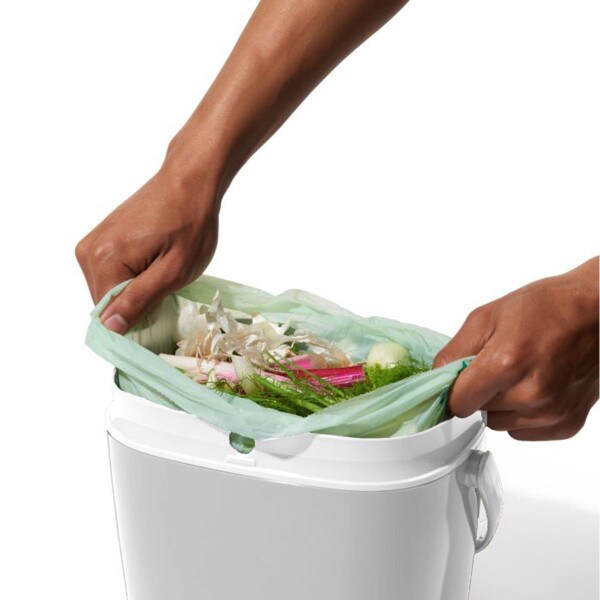 OXO Good Grips 1.75 Gallon Compost Bin In White