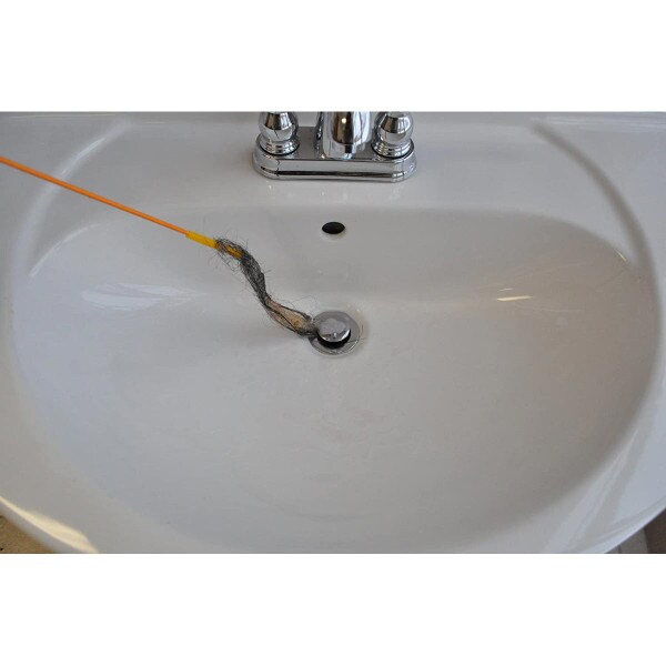 FlexiSnake Drain Weasel Sink Snake Cleaner - With Disposable Wands. ￼￼