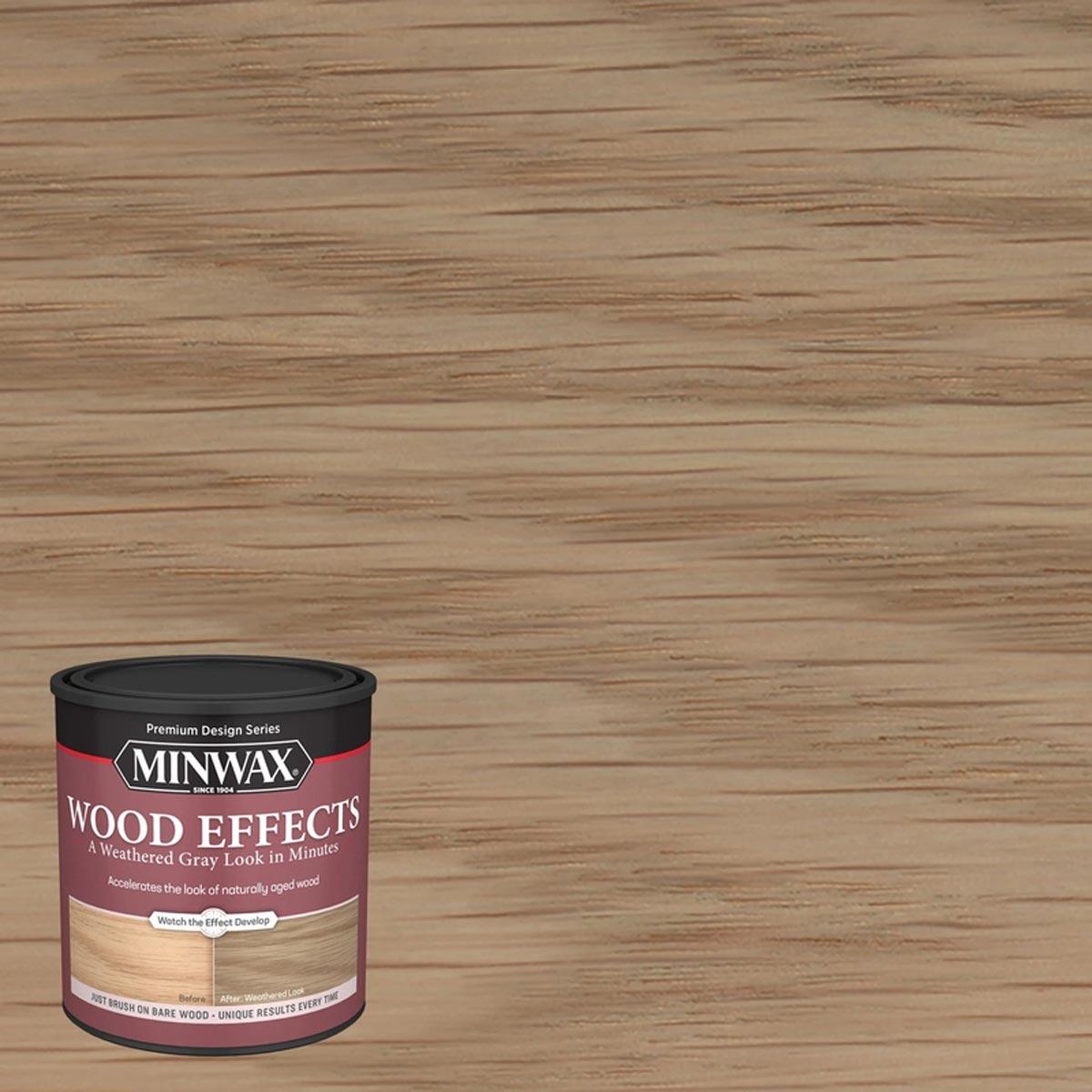 メンテナンス waxaddictVenturi Minwax 1 Quart Wood Effects Semi-Transparent Weathered Gray