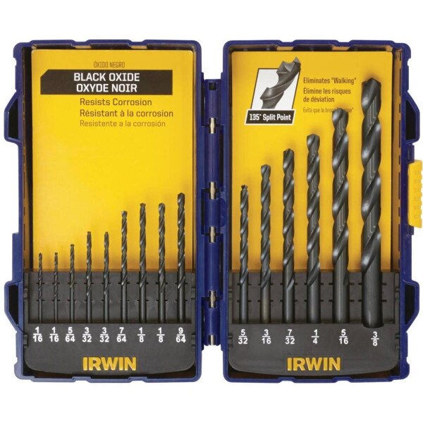 Irwin 15Piece Turbo Point Drill Bit Set City Mill