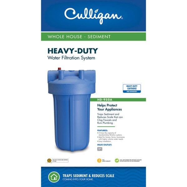 Culligan HD950A HeavyDuty Whole House Water Filter System City Mill