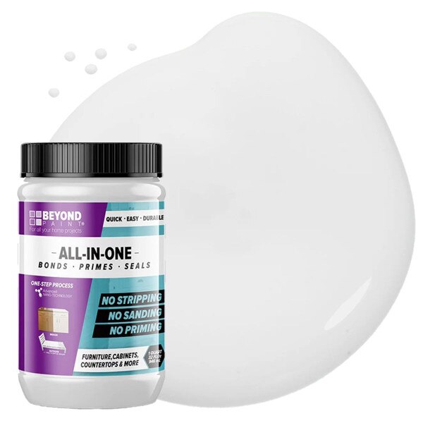 Beyond Paint 1 Quart Bright White AllinOne MultiSurface Refinishing