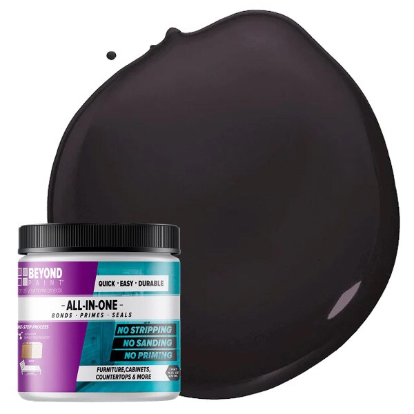 Beyond Paint 1 Pint Licorice Black All-in-One Multi-Surface Refinishing  Paint