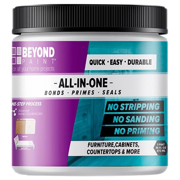 Beyond Paint 1 Pint Licorice Black AllinOne MultiSurface Refinishing