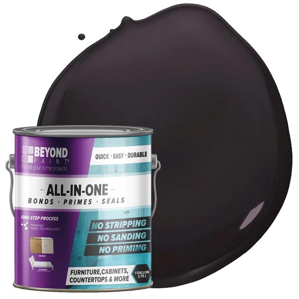 Beyond Paint 1 Gallon Licorice Black AllinOne MultiSurface