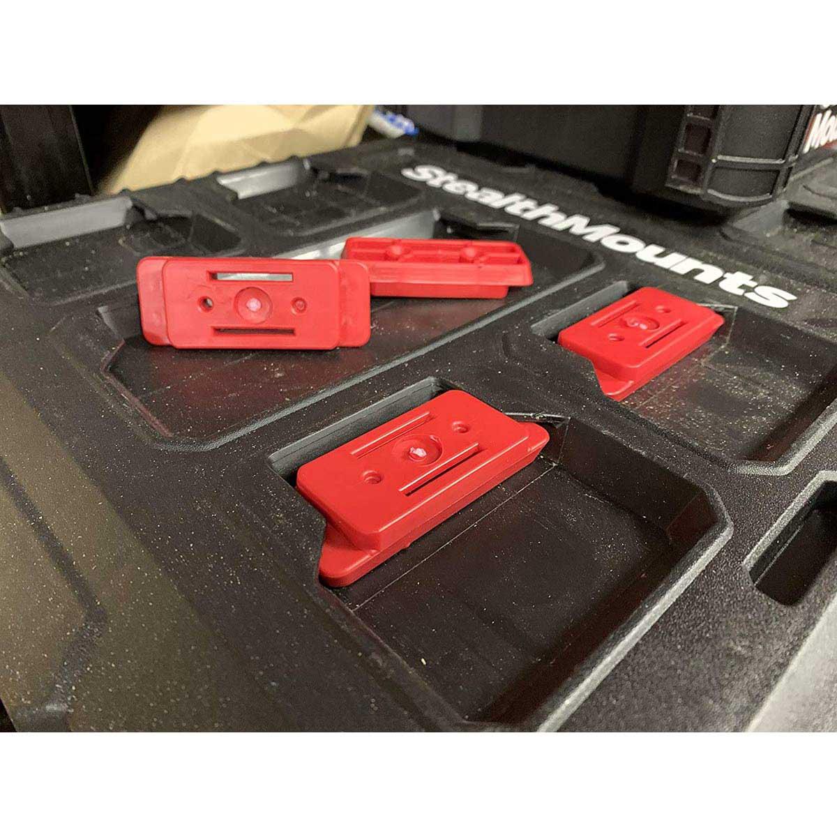 Milwaukee packout shop mounting feet