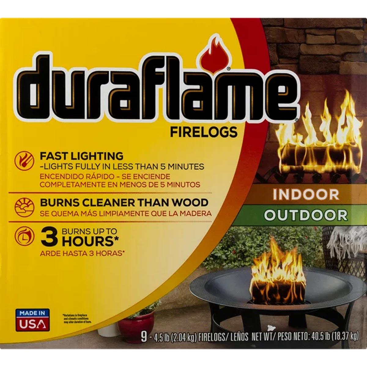 Duraflame 9-Pack Indoor/Outdoor Firelogs City Mill