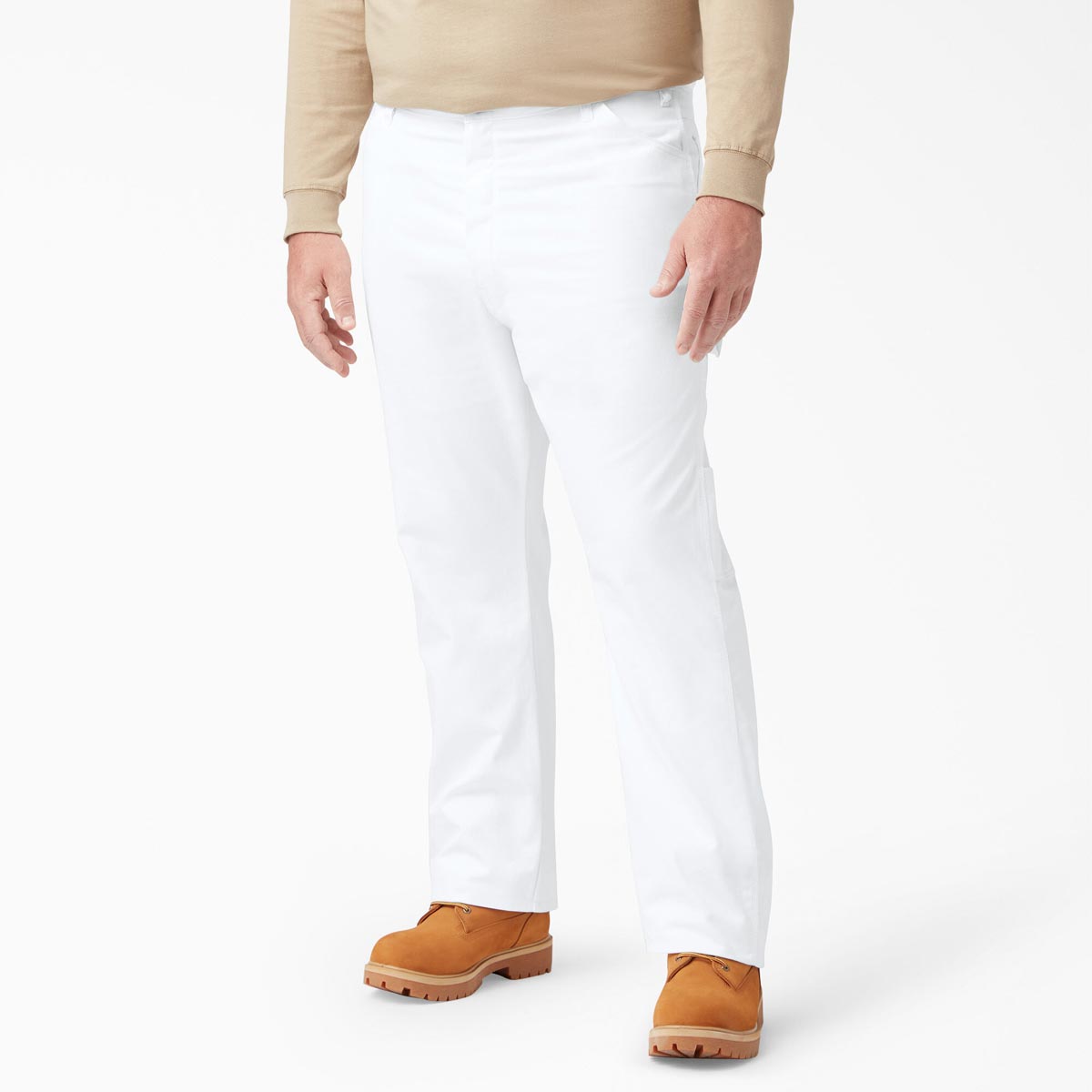 Dickies Waist 36 Inseam 30 White Relaxed Fit Painter's Pants