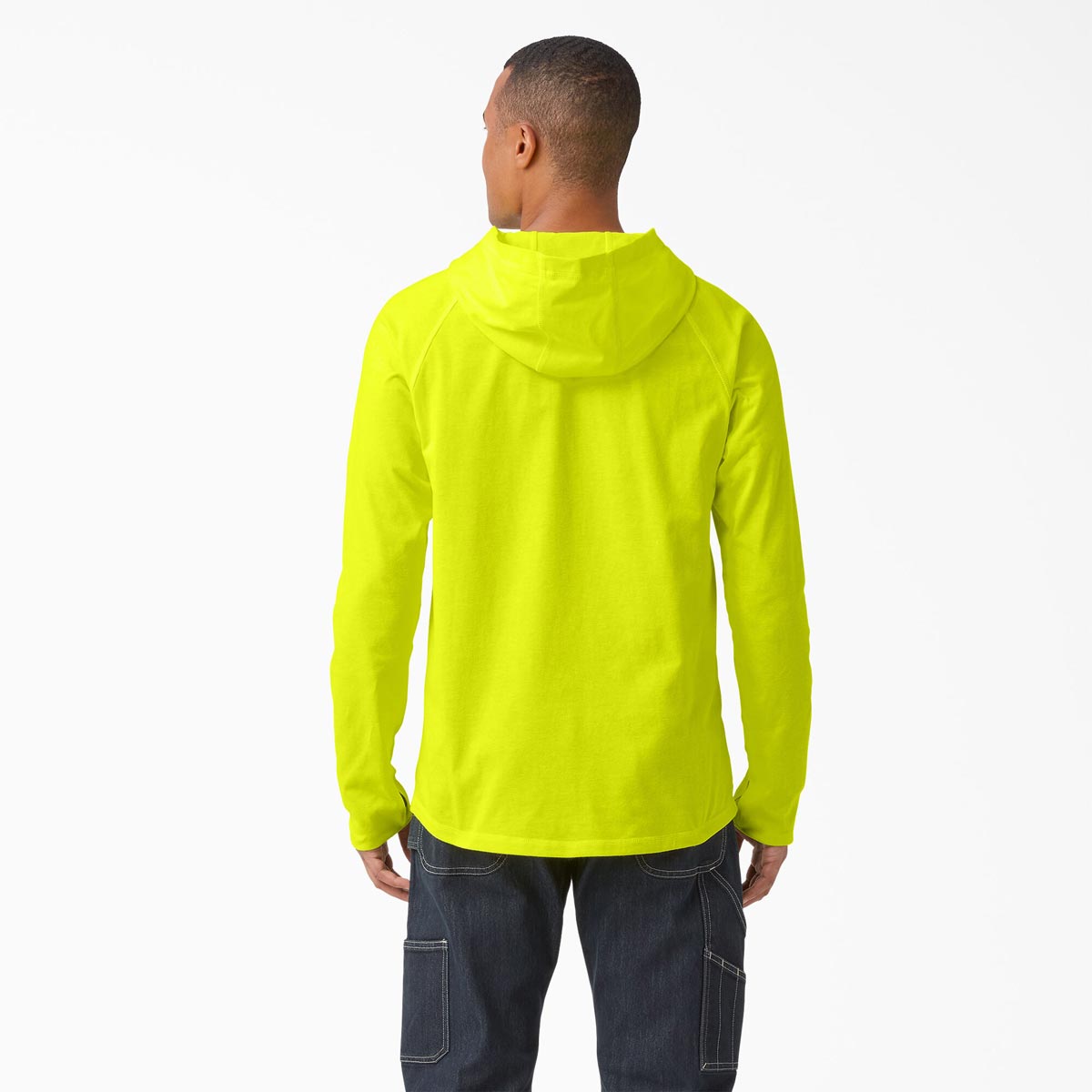 bright yellow long sleeve shirt