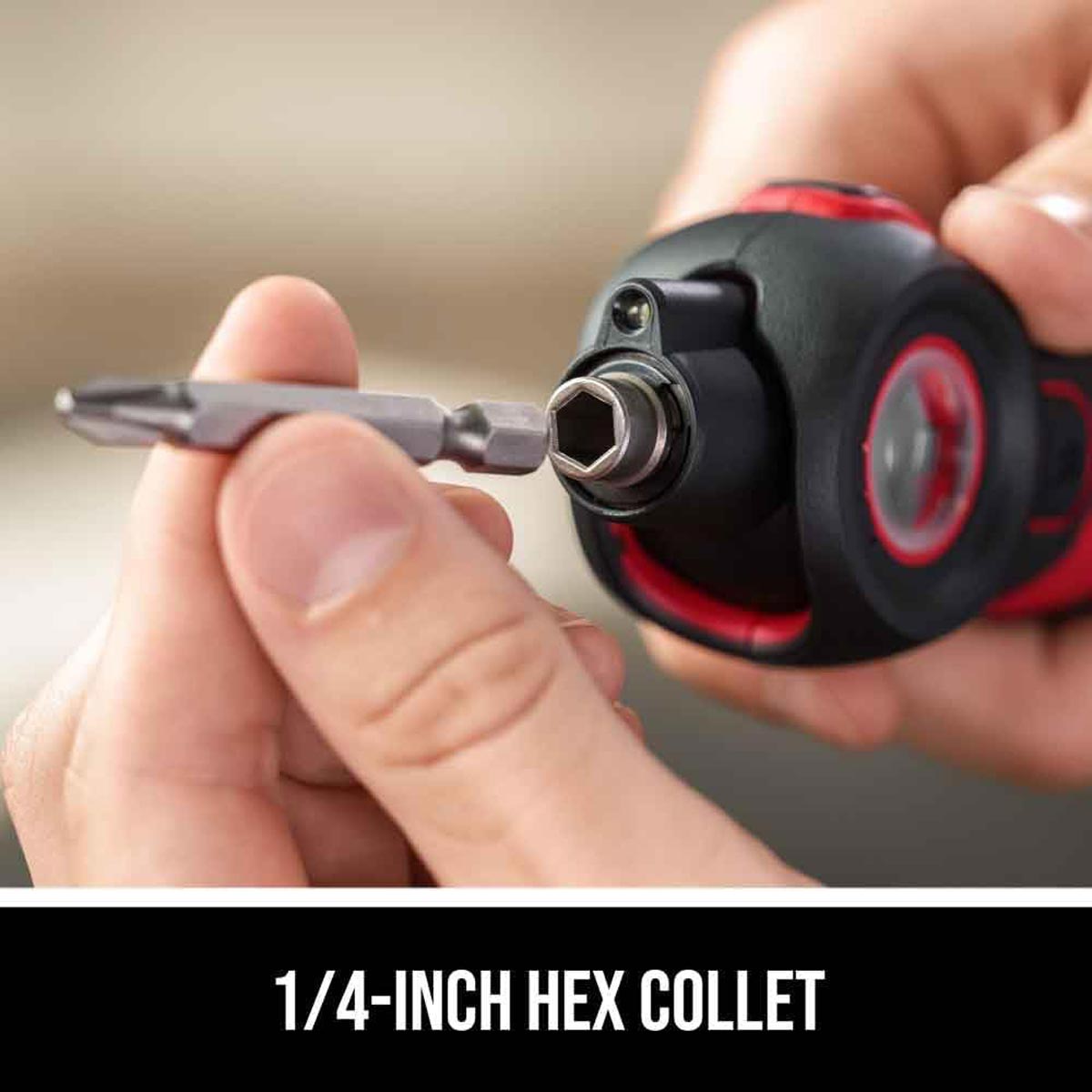 Cordless sales hex screwdriver