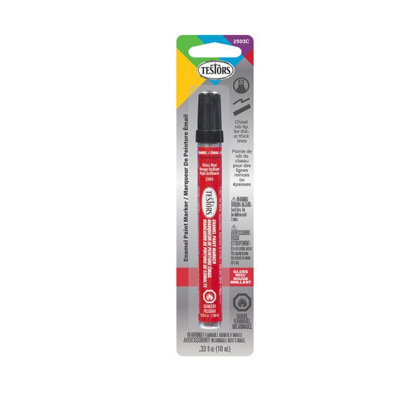 Testors Gloss Red Enamel Paint Marker City Mill