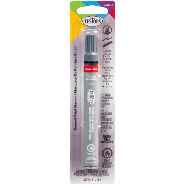Testors Gloss Gray Enamel Paint Marker City Mill