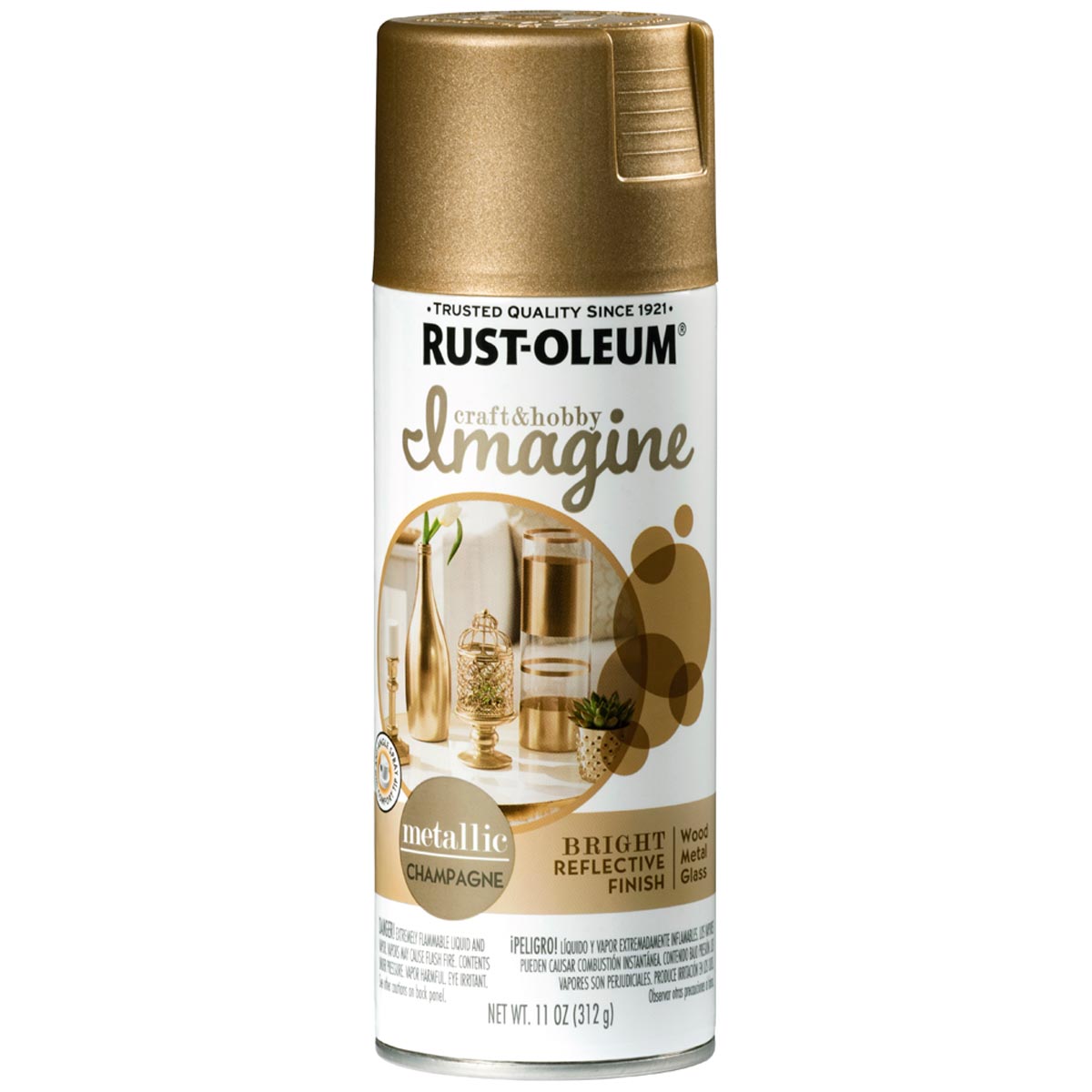 Rustoleum metallic accents champagne deals