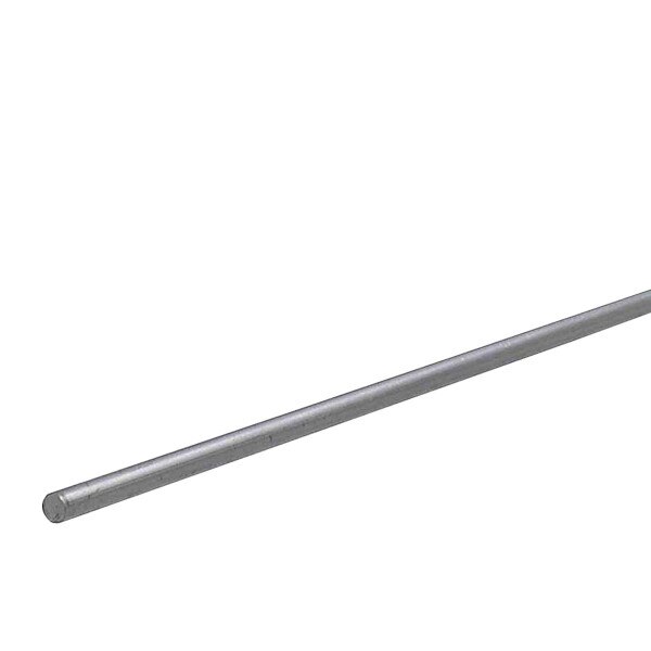 1/2 in. x 48 in. Mill Aluminum Round Rod City Mill