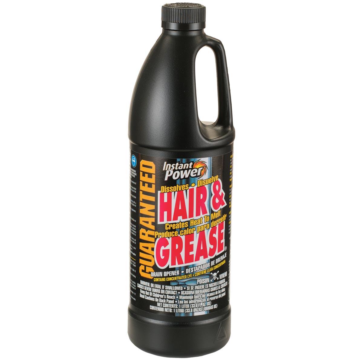 Instant Power 1 Liter Hair & Grease Liquid Drain Opener