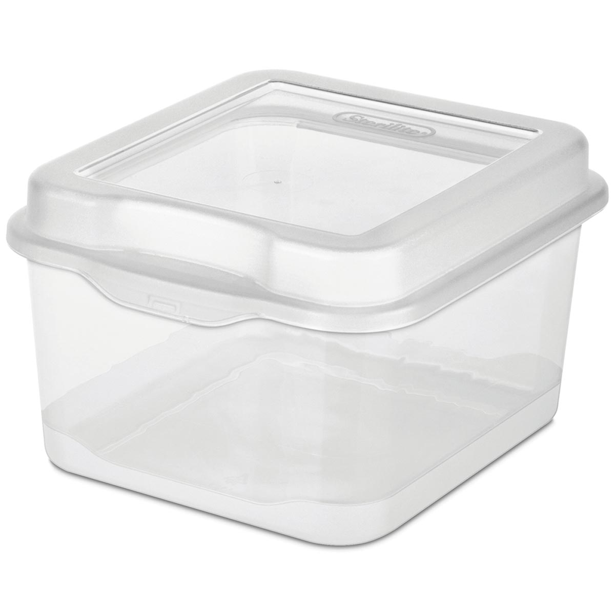 Sterilite Small Flip Top Storage Box, Clear | City Mill