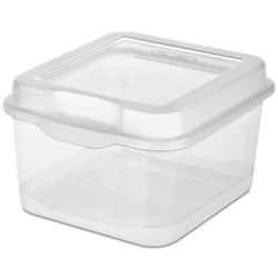 ToolUSA Clear Plastic Storage Box With Removable Dividers: TJ-48822